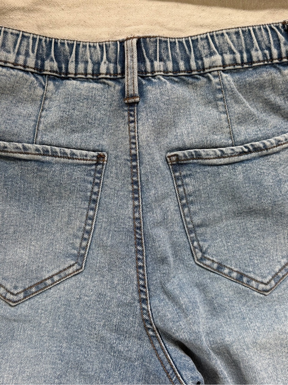 High Rise Cargo Jogger Jeans Acid Wash Balloon Barrel Pants Denim Retro Y2K 80s - Picture 7 of 15